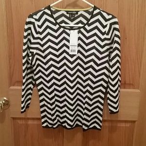 Paperwhite Stripped Sweater